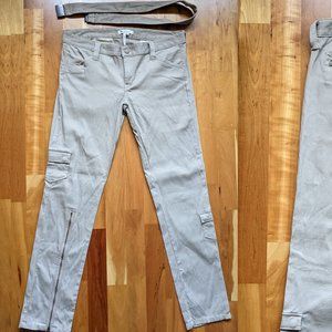 BCBGeneration Beige Skinny/Straight Pants